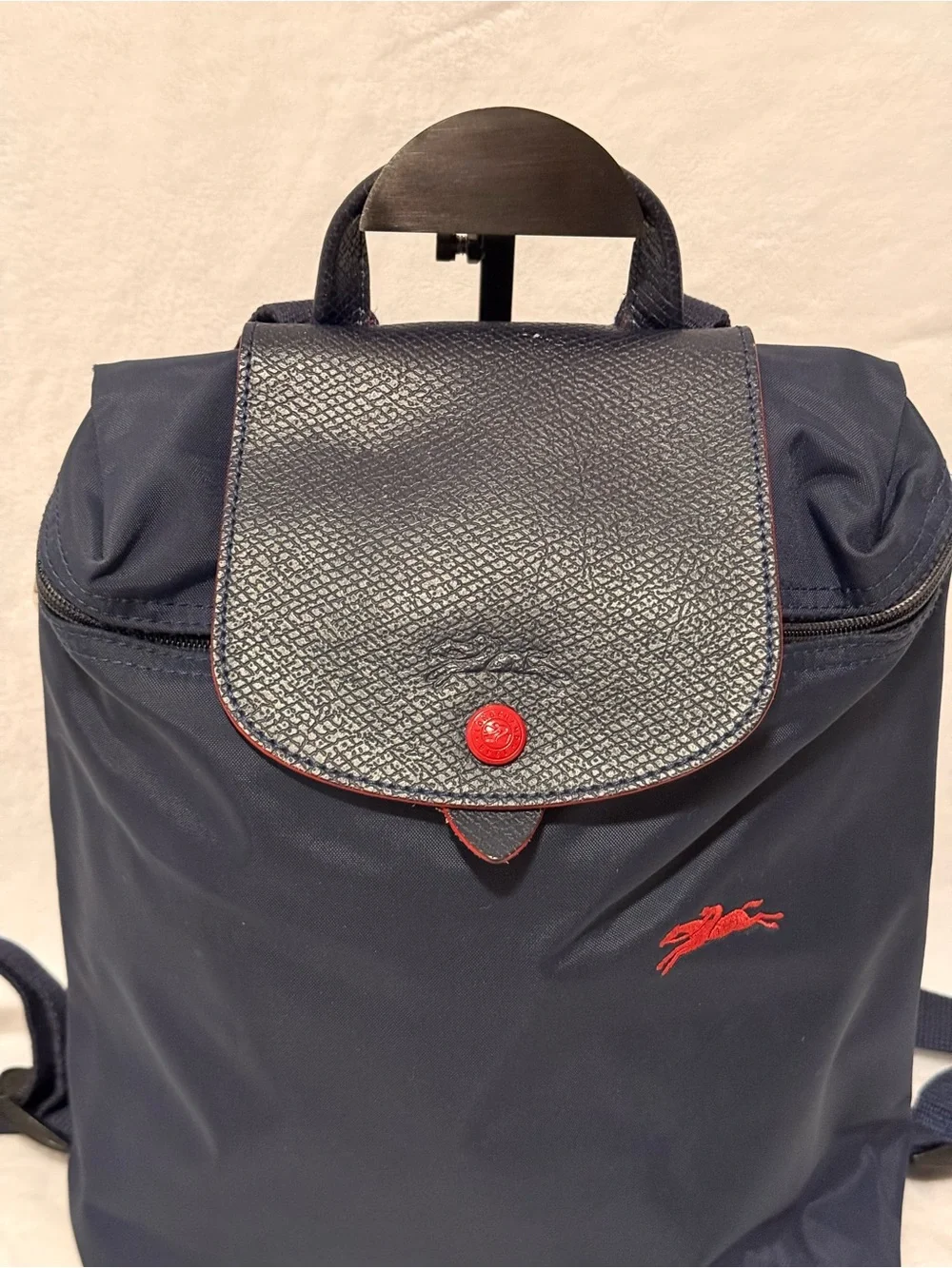 Longchamp Le Pliage Club Backpack in Navy Blue